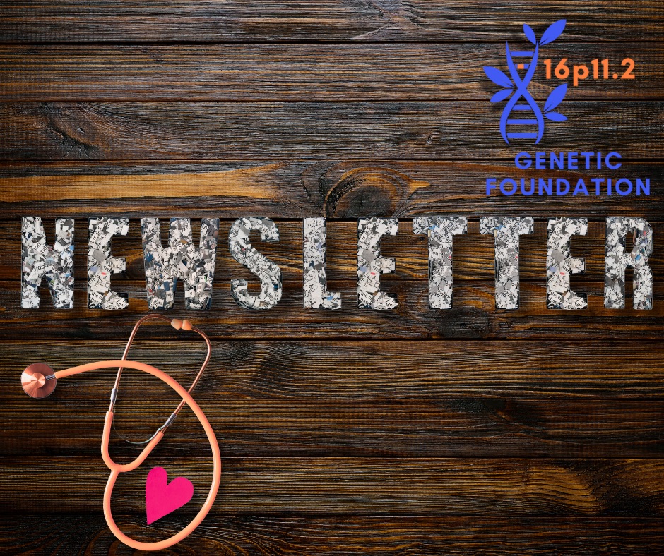 newsletter wording on table with stethoscope below