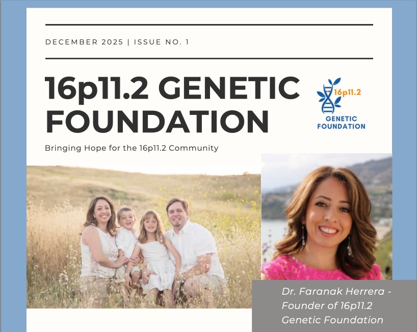 Newsletter cover page for December, 2025